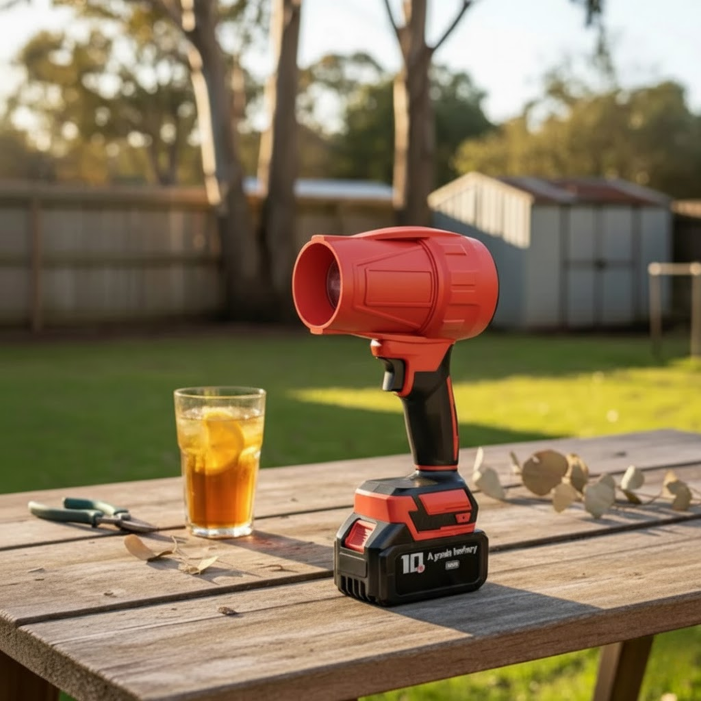 Ultra-Light Cordless Leaf Blower – Clear Leaves Fast, Anywhere - 2X Free Batteries Included