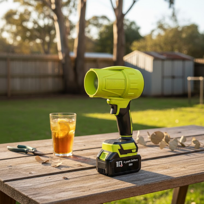 Ultra-Light Cordless Leaf Blower – Clear Leaves Fast, Anywhere - 2X Free Batteries Included