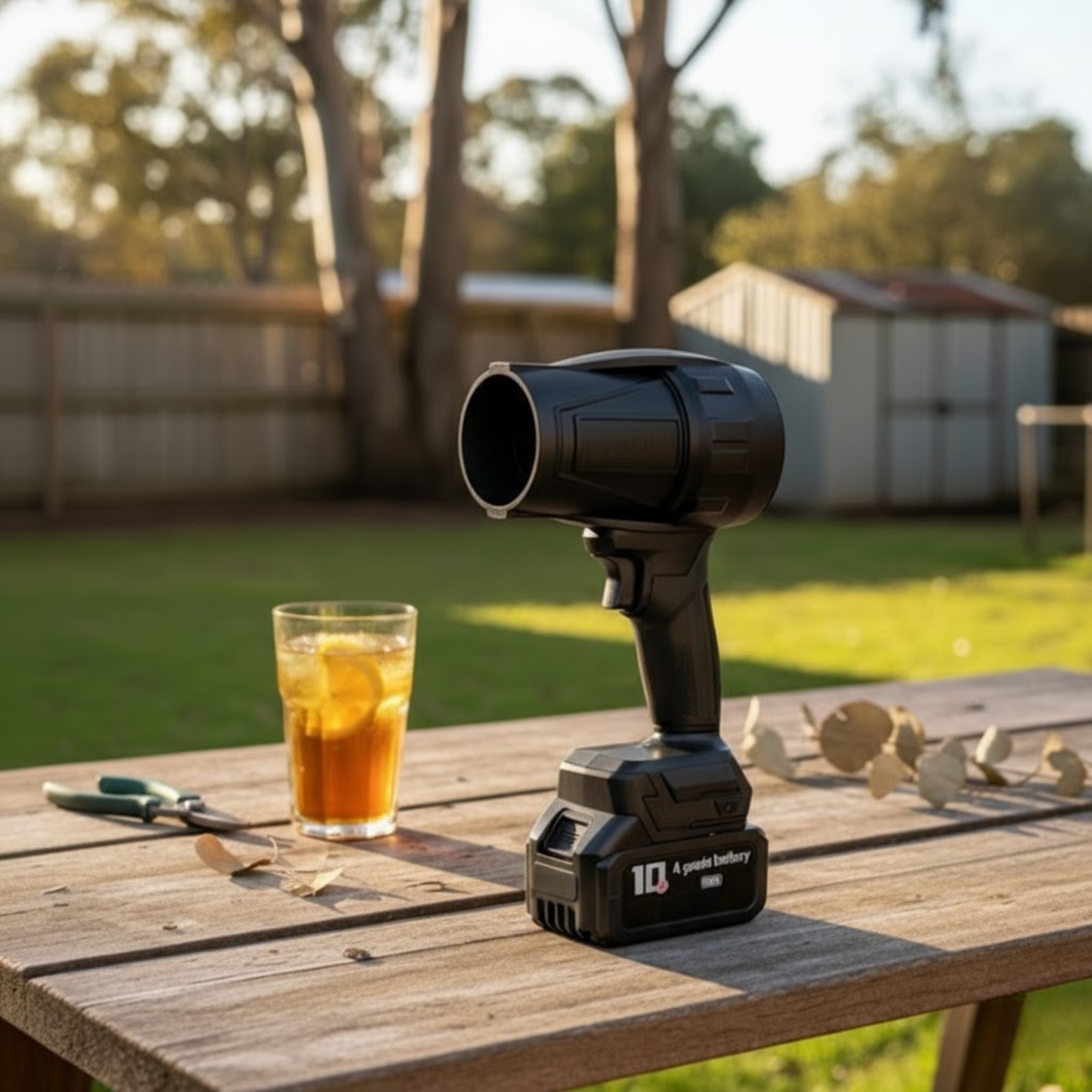 Ultra-Light Cordless Leaf Blower – Clear Leaves Fast, Anywhere - 2X Free Batteries Included