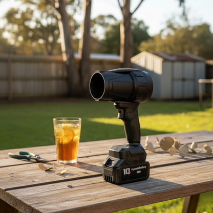 Ultra-Light Cordless Leaf Blower – Clear Leaves Fast, Anywhere - 2X Free Batteries Included