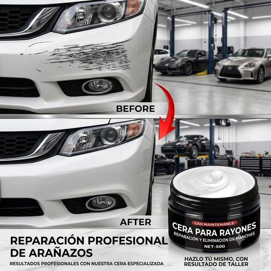 Cera Removedora de Rayones — Tu Carro como Nuevo en Segundos 🚗✨