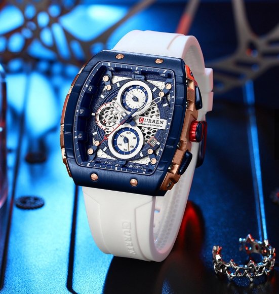 Reloj Curren 8442 — Diseño Deportivo de Lujo con Estilo Imponente ⌚🔥